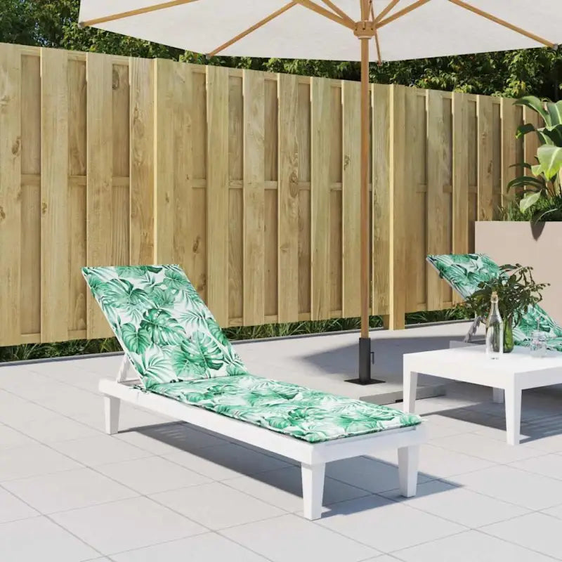 Stoelkussens met oxford stof voor een frisse uitstraling in je buitenruimte - Bladpatroon / 1 - Stoelkussens