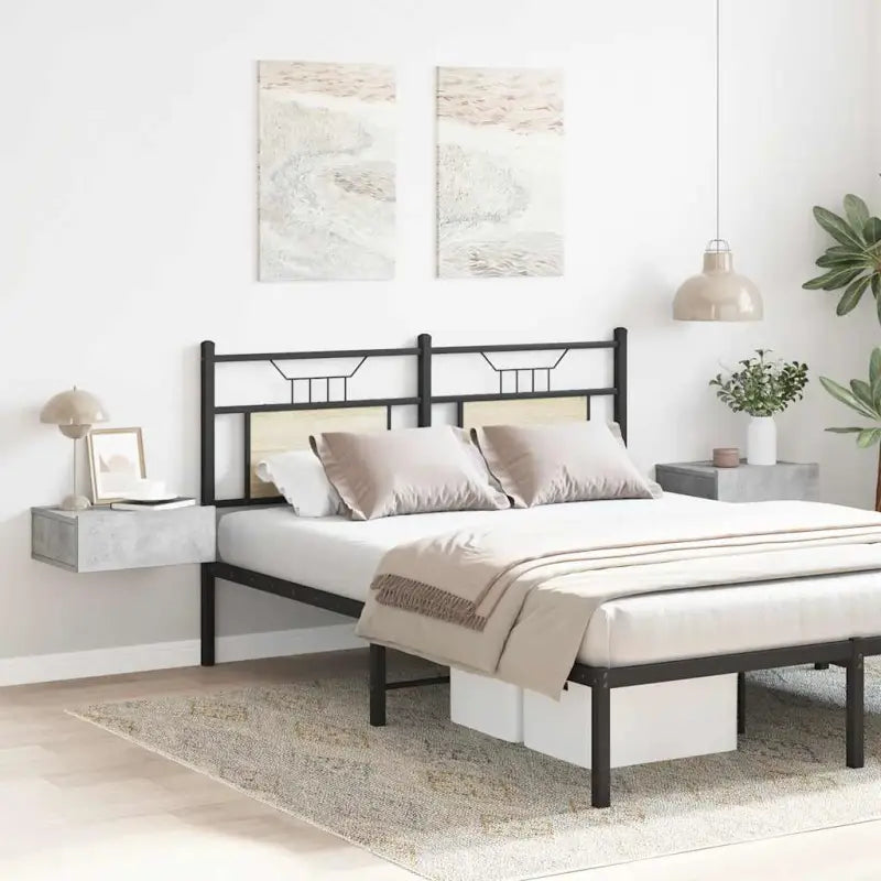 Strak nachtkastje van bewerkt hout met levering bevat - Nachtkastjes