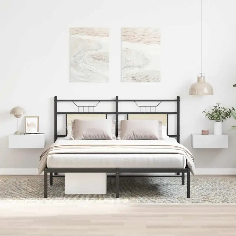 Strak nachtkastje van bewerkt hout met levering bevat - Wit / 2 - Nachtkastjes