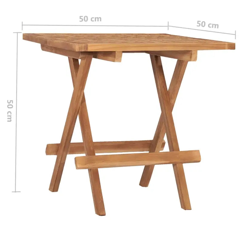 Teakhouten tuinset met fijn geschuurd afmetingen tafel en stoel - Tuinsets