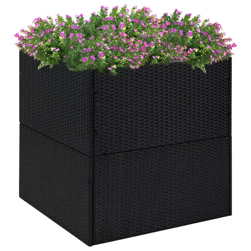 Transparante nylon zak voor plantenbakken en bloempotten ideaal voor bloemen - Zwart / 80 x 80 x 80 cm / 1