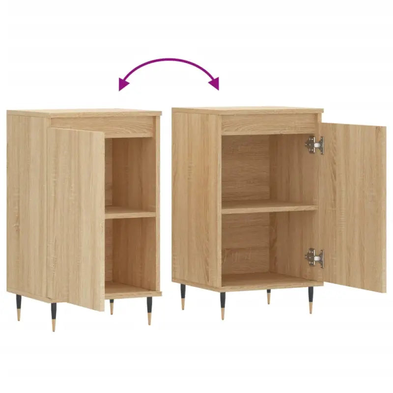 Trendy dressoirs met metalen poten en bewerkt hout voor een tijdloze uitstraling - Dressoirs & buffetkasten