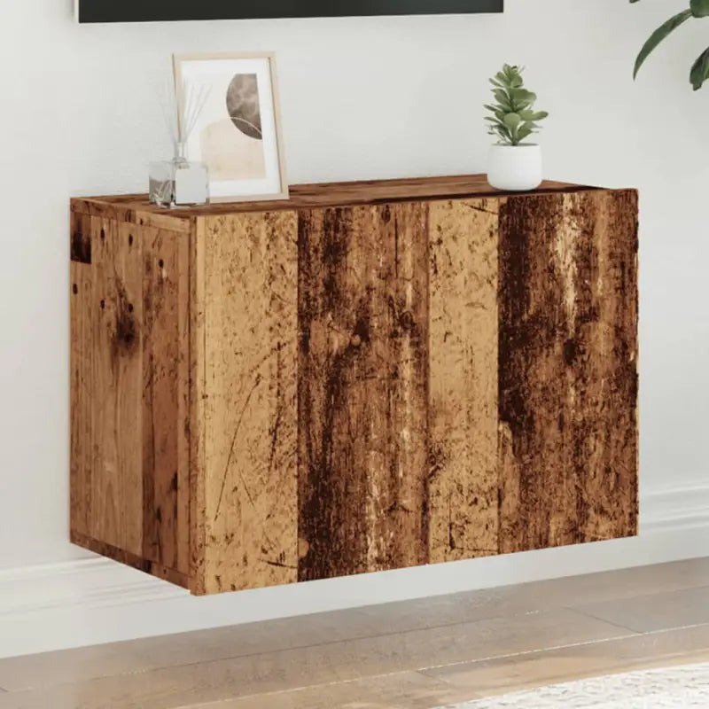 Trendy en duurzame tv-meubel van bewerkt hout - Oud hout / 1 / 60 cm - Tv-meubels