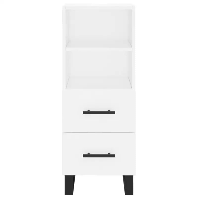 Trendy hoge kast in bewerkt hout met duurzame en stabiele kwaliteit - Dressoirs & buffetkasten