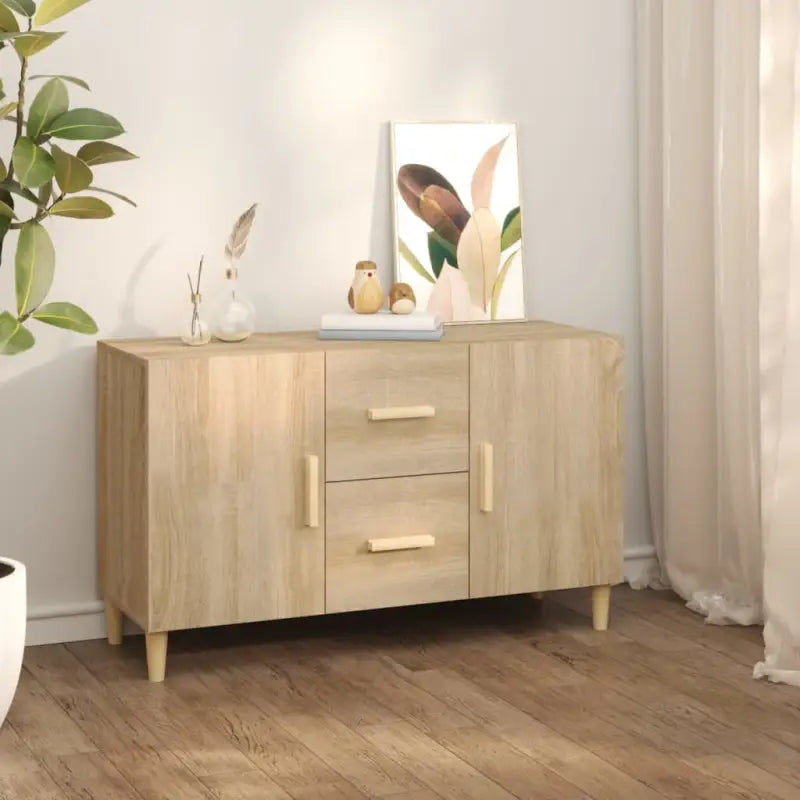 Trendy ontwerp dressoir van bewerkt hout gemakkelijk schoon en stabiel - Sonoma eiken / 1 - Dressoirs & buffetkasten