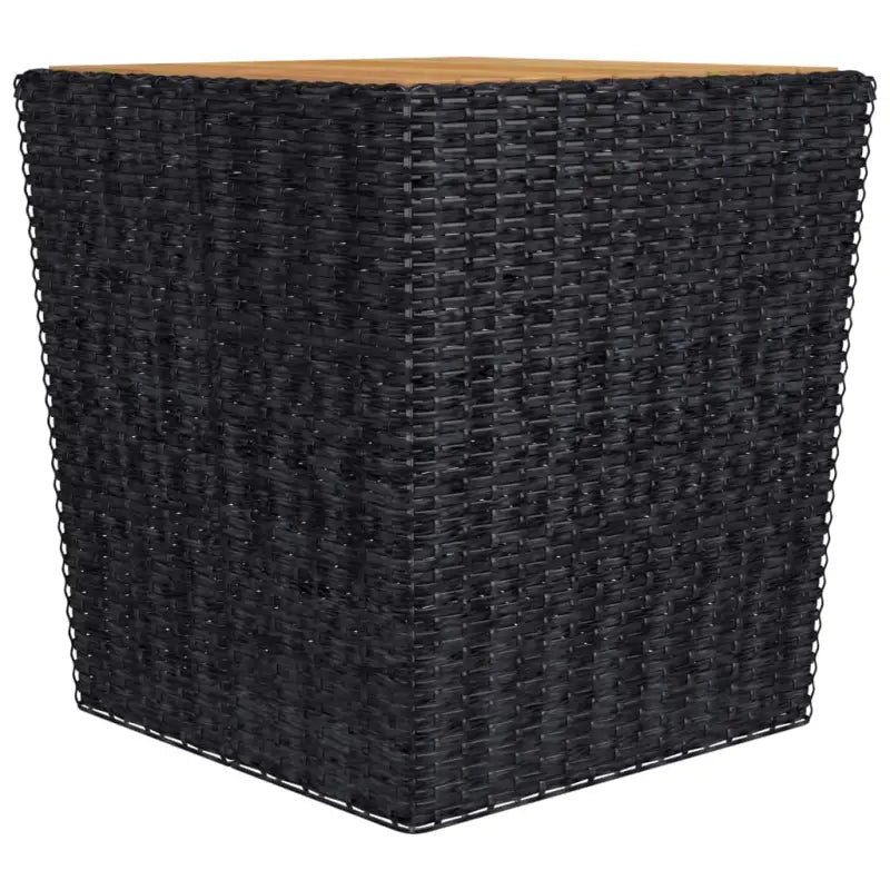 Trendy tuinset met poly rattan en warm massief acaciahout stijl - Tuinsets