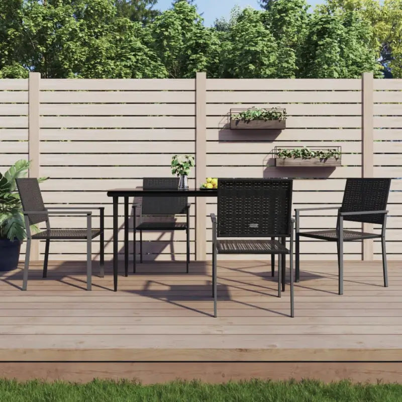 Trendy tuinstoelen van duurzaam poly rattan voor jouw tuin of terras - 4 / Nee - Tuinstoelen