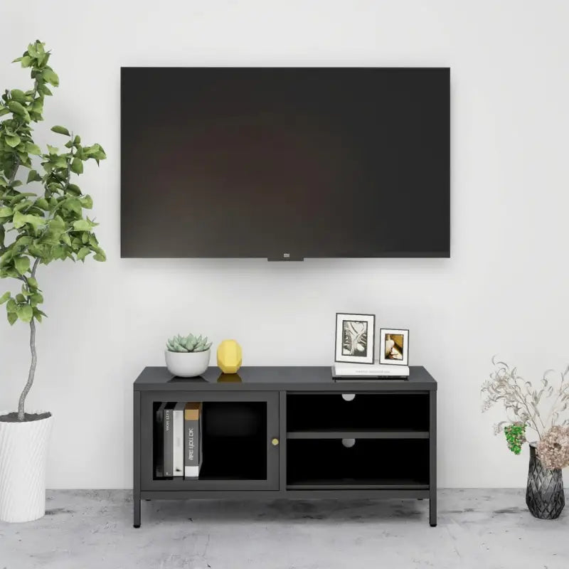 Trendy Tv-meubel met strak en klassiek ontwerp - Antraciet / 1 - Tv-meubels