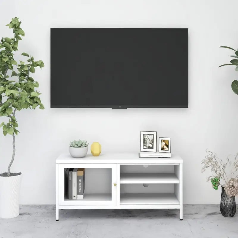 Trendy Tv-meubel met strak en klassiek ontwerp - Wit / 1 - Tv-meubels