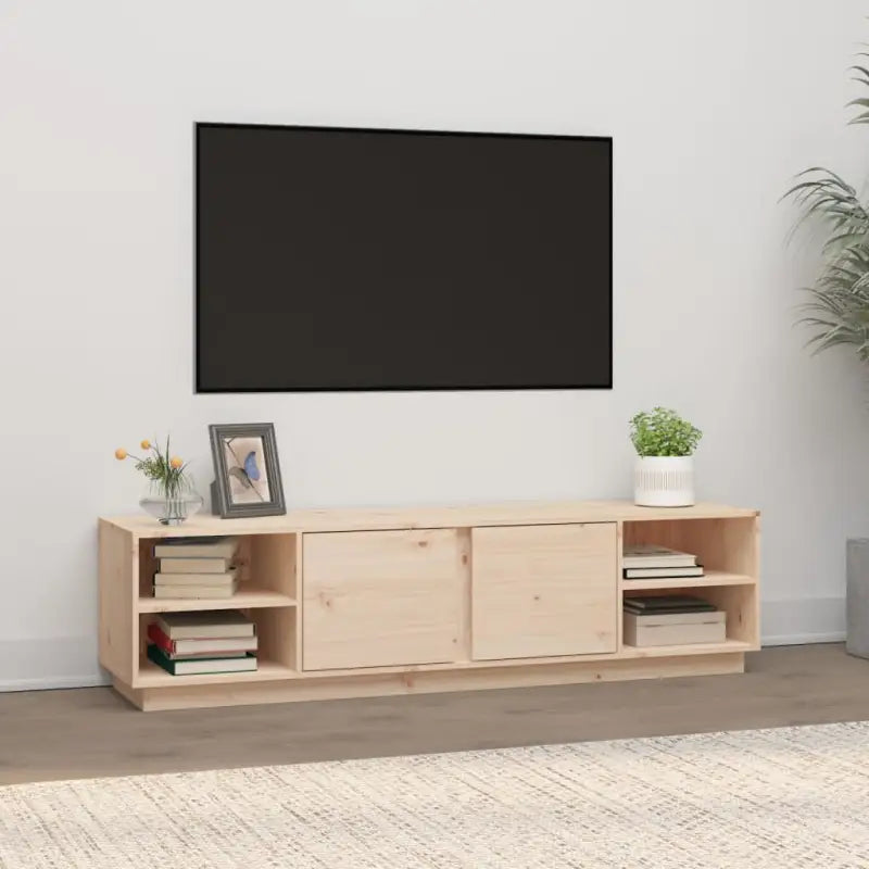 Trendy tv-meubel van massief grenenhout met strak design - Tv-meubels