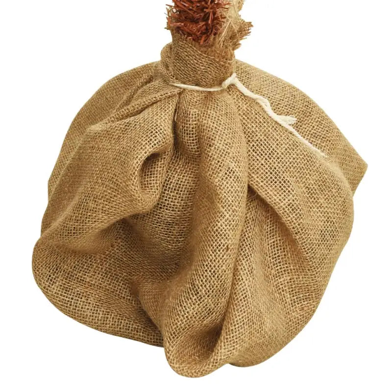 Tropische sfeer kunstpalmboom met LED’s en linnen stof voor binnen - Kerstbomen