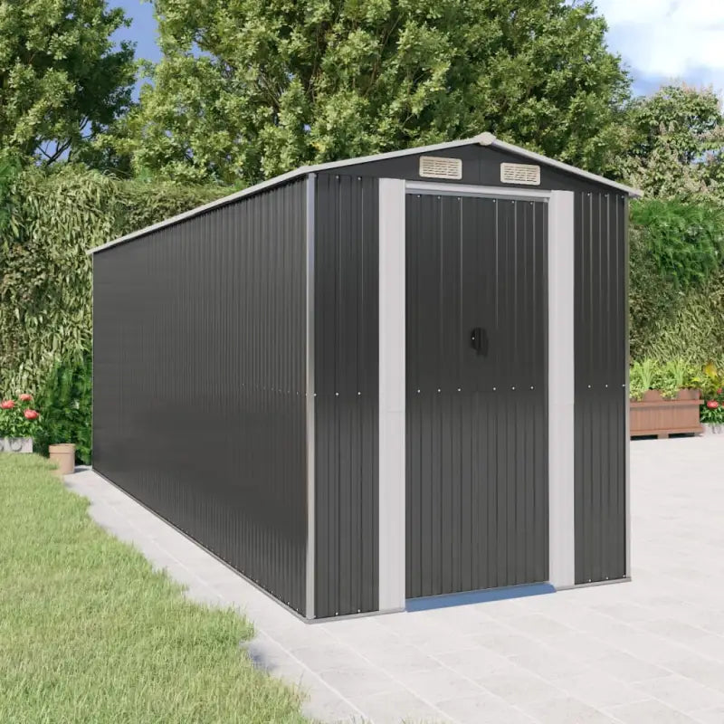 Tuinhuizen van gegalvaniseerd staal met praktische ventilatieopening - 192 x 523 x 223 cm / 1 - Tuinhuizen