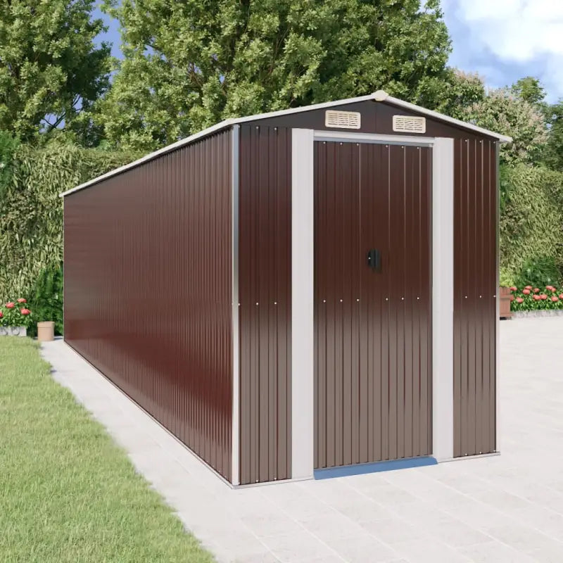 Tuinhuizen van gegalvaniseerd staal met praktische ventilatieopening - 192 x 689 x 223 cm / 1 - Tuinhuizen