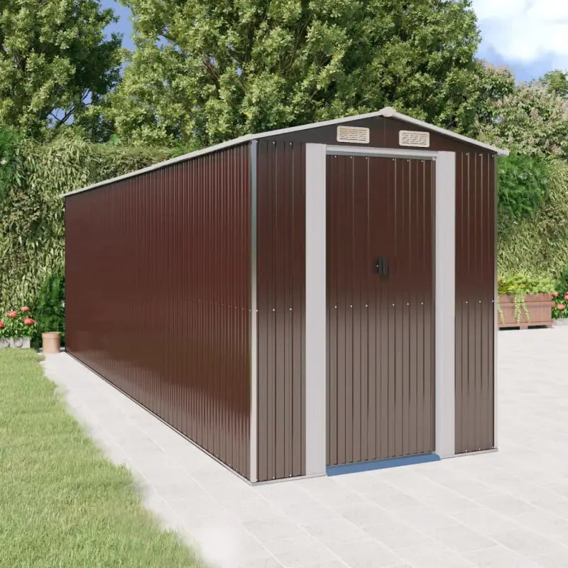 Tuinhuizen van gegalvaniseerd staal met praktische ventilatieopening - 192 x 606 x 223 cm / 1 - Tuinhuizen