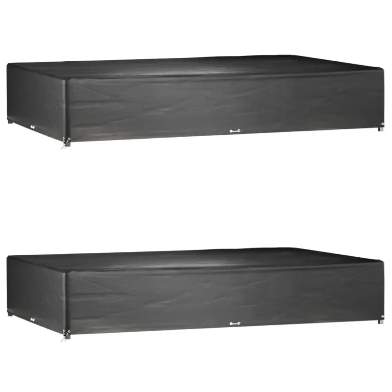 Tuinmeubelhoes voor 8-persoons rattan tuinsets met levering bevat - 325 x 205 x 60 cm / 2 - Tuinmeubelhoezen