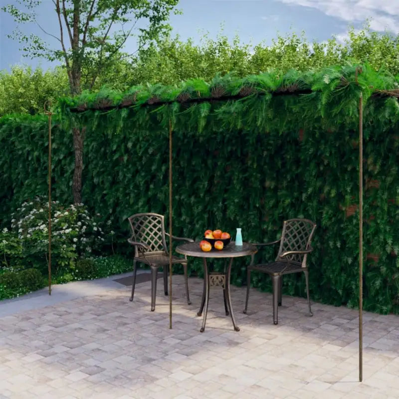 Tuinpergola van smeedijzer voor rozen en klimplanten - Tuinbogen latwerk & pergola’s