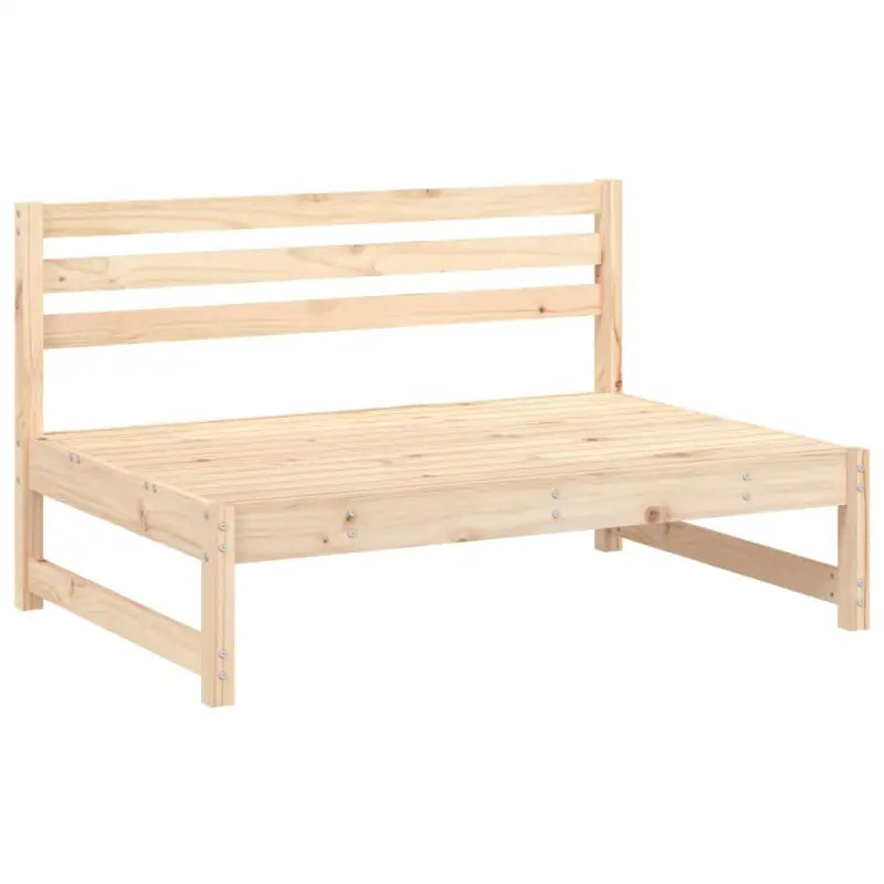 Tuinset in massief grenenhout met salontafel en voetenbank - Tuinsets