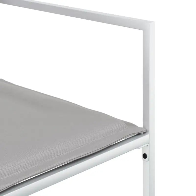 Tuinset met gepoedercoated staal en gehard glas voor buitengebruik - Tuinsets