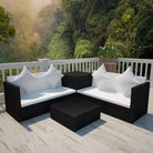 Tuinset met levering bevat stijlvolle waterdichte rattan loungeset - Tuinsets