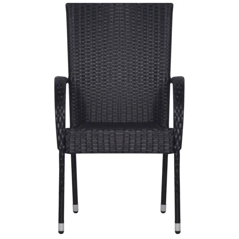 Tuinset met massief acaciahout en gepoedercoat staal afmetingen - Tuinsets