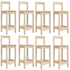 Tuinset met massief grenenhout voor gezellige buitenmomenten - Naturel - Tuinsets