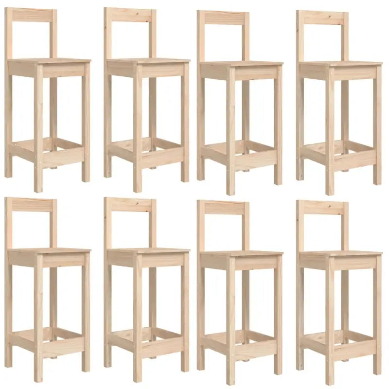 Tuinset met massief grenenhout voor gezellige buitenmomenten - Naturel - Tuinsets