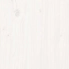 Tuinset met massief grenenhout voor gezellige buitenruimte - Wit - Tuinsets