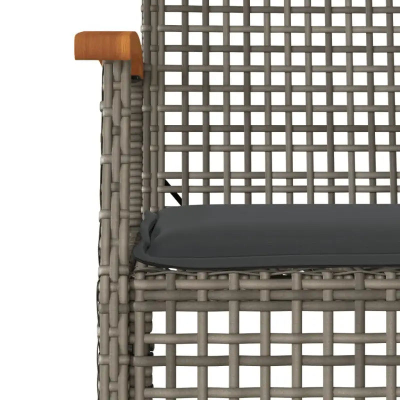 Tuinset met poly rattan en comfortabele zitervaring voor balkon of tuin - Tuinsets