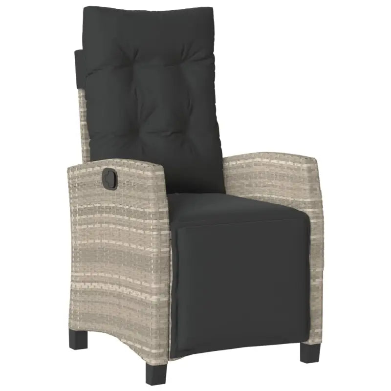 Tuinset met poly rattan en gemakkelijk schoon gehard glas - Tuinsets