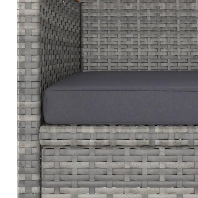 Tuinset met poly rattan en stevig stalen frame voor buitengebruik - Tuinstoelen