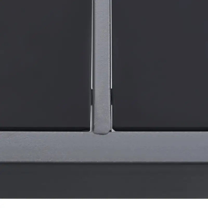 Tuinset met stalen frame en antraciet materiaal voor stijlvolle buitenruimte - Tuinsets