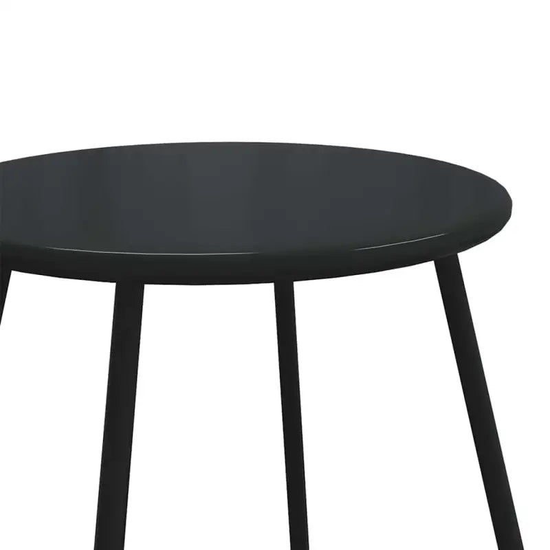 Tuinset met zwart materiaal en gepoedercoat staal voor buitenplezier - Tuinsets