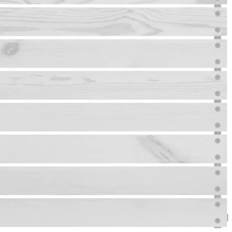 Tuinset van massief grenenhout voor ontspanning en gezelligheid - Wit - Tuinsets