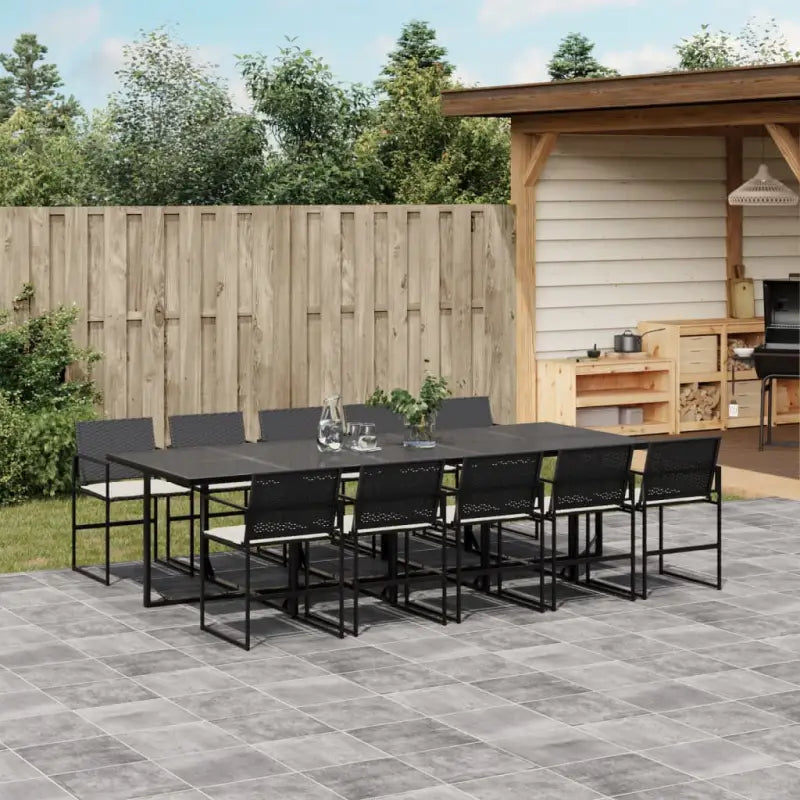 Tuinset van poly rattan met gemakkelijk schoon en wasbare hoes - Tuinsets
