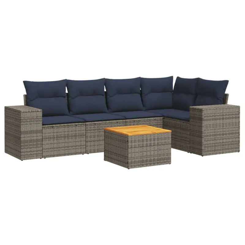 Tuinsets in grijs materiaal met gepoedercoat staal en afmetingen - Tuinsets