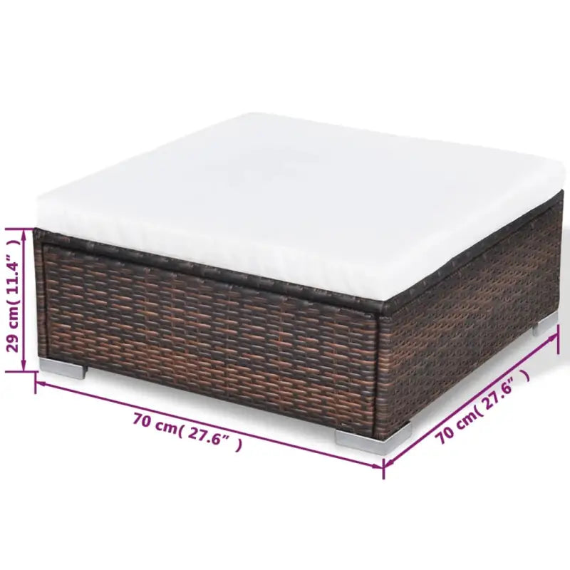 Tuinsets met levering bevat rattan loungeset voor het hele jaar buiten - Tuinsets