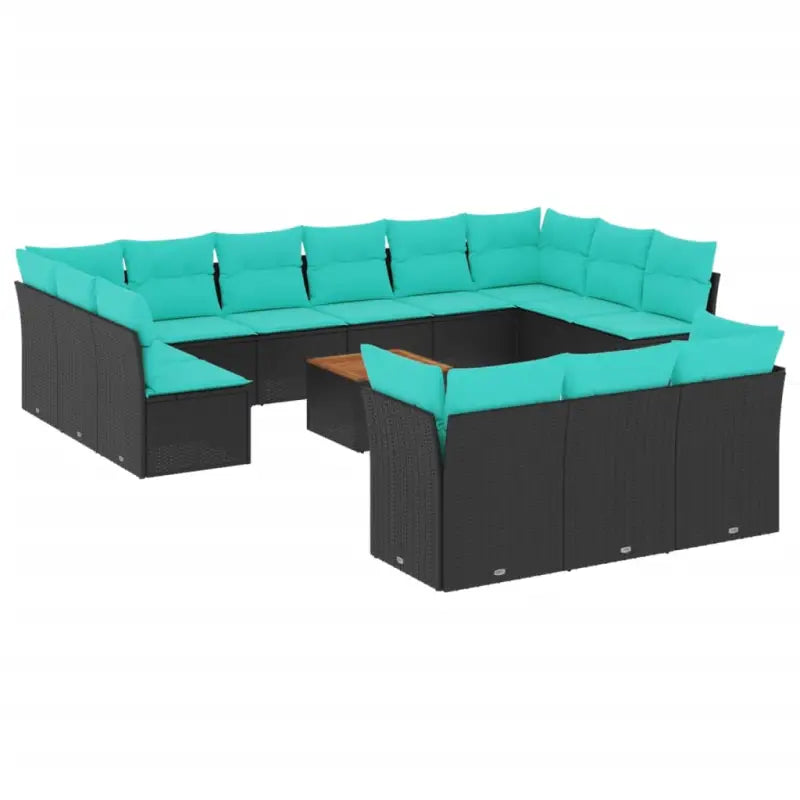 Tuinsets met poly rattan en gepoedercoat staal voor buitenplezier - Tuinsets