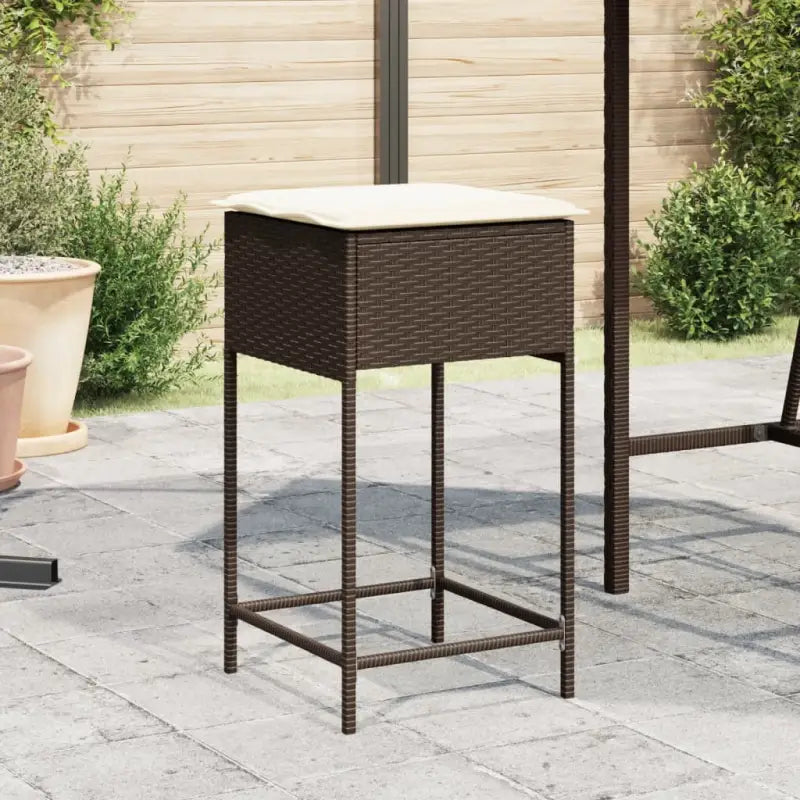 Tuinstoelen in poly rattan voor een comfortabele zitervaring - Bruin / 1 - Tuinstoelen