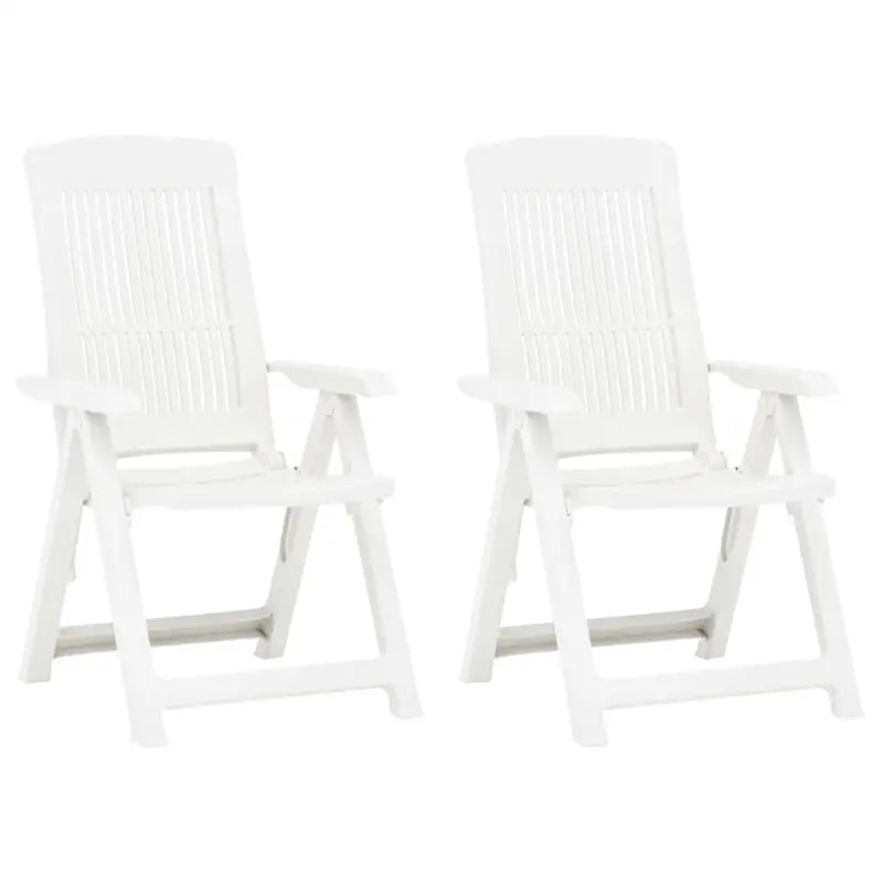 Tuinstoelen set met levering bevat voor comfortabel buiten genieten - Wit / 2 - Tuinstoelen