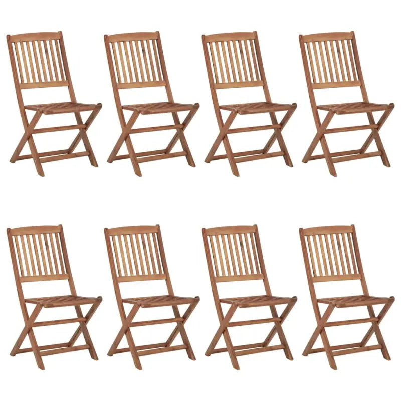 Tuinstoelen van massief acaciahout met kussens voor tuin en terras - Tuinstoelen