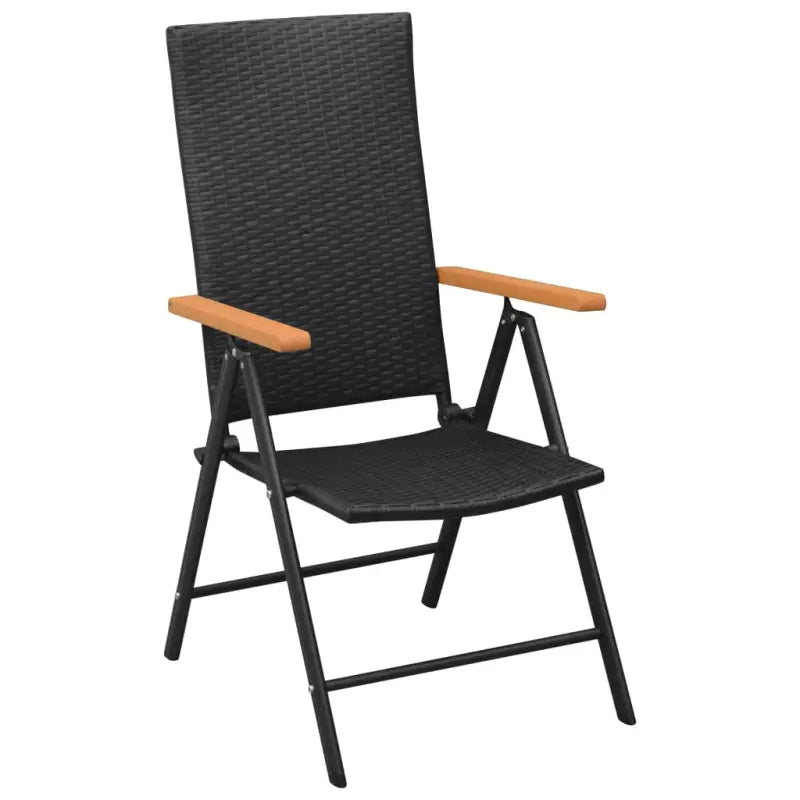 Tuinstoelen van PE-rattan met gepoedercoat aluminium frame - Tuinstoelen