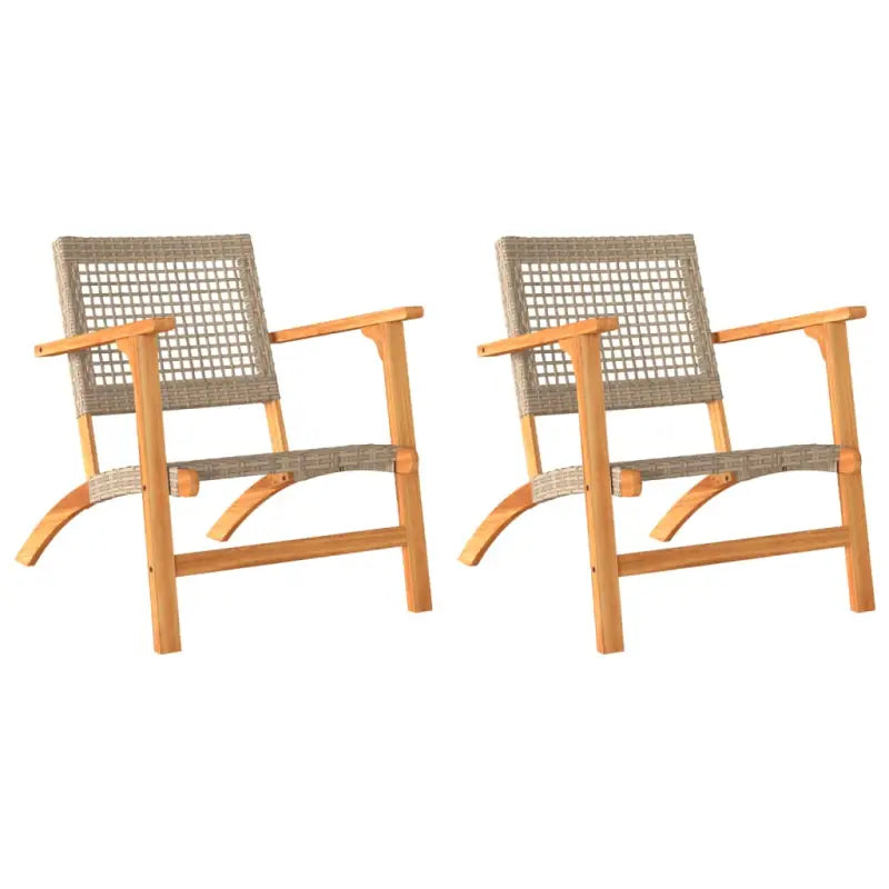 Tuinstoelen van poly rattan voor duurzame en comfortabele buitenruimte - Tuinsets