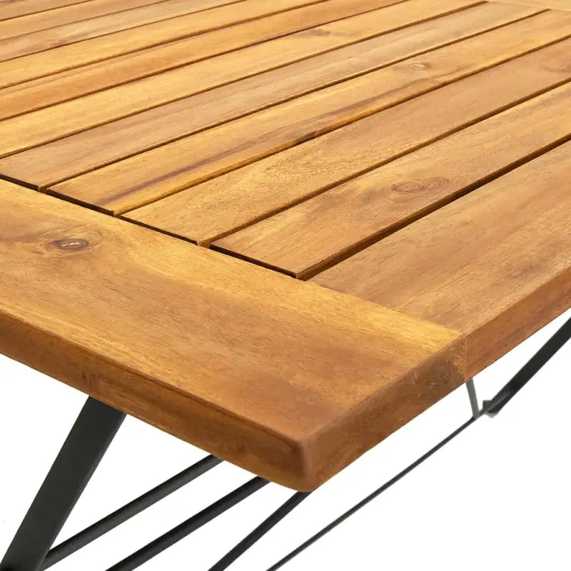 Tuintafel van massief acaciahout met klassiek ontwerp - Tuintafels