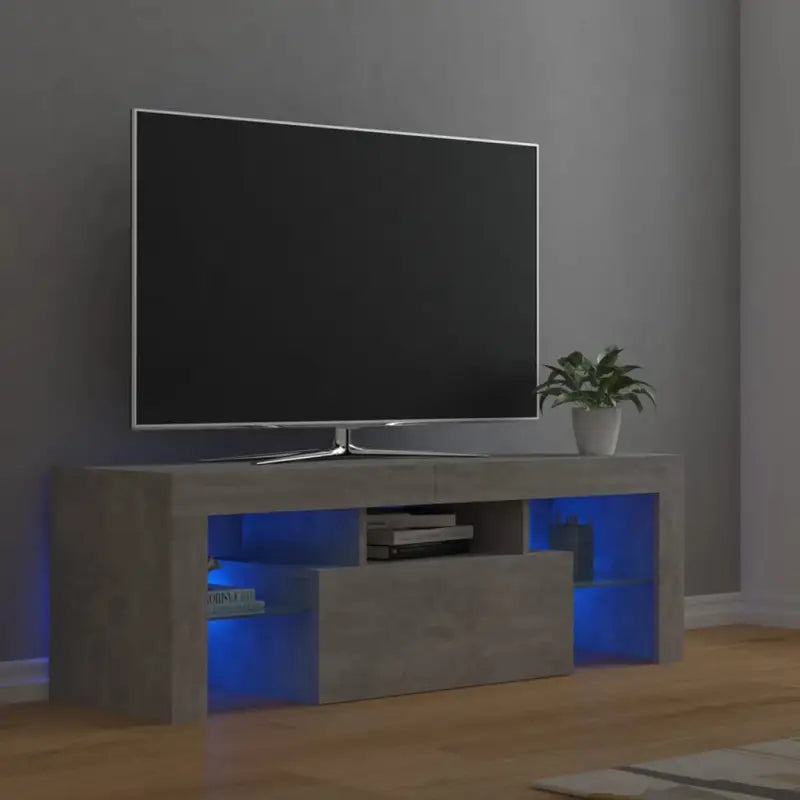 Tv-meubel met RGB LED-verlichting en modern design - Betongrijs / 1 - Tv-meubels