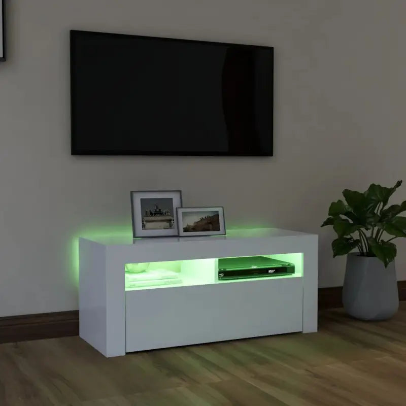 Tv-meubel met rgb led-verlichting en trendy duurzaam ontwerp - Tv-meubels