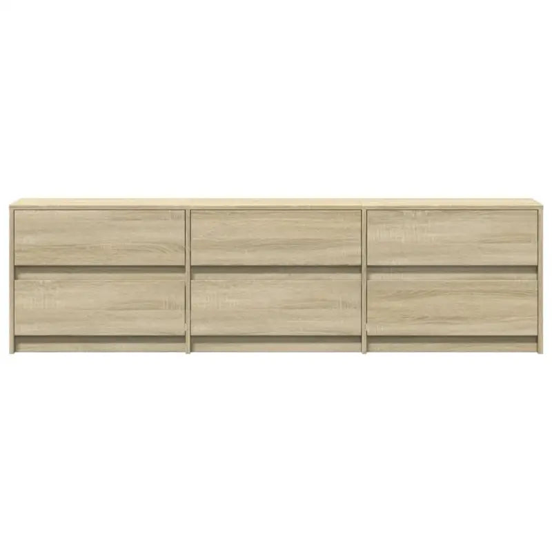 Tv-meubel van bewerkt hout met LED-verlichting en stevig ontwerp - Tv-meubels