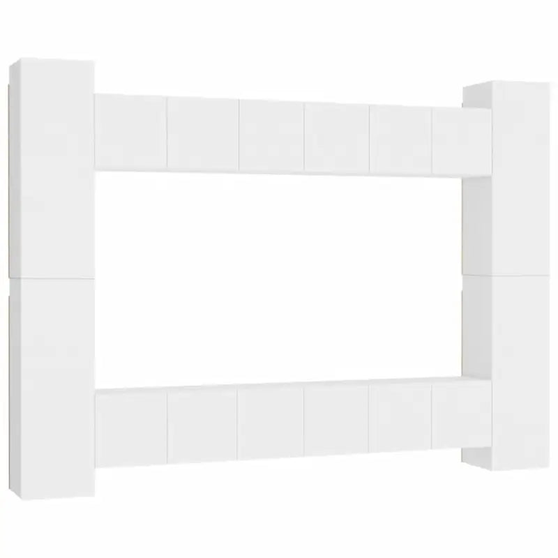 Tv-meubel van bewerkt hout met muurbevestiging en trendy design - Tv-meubels