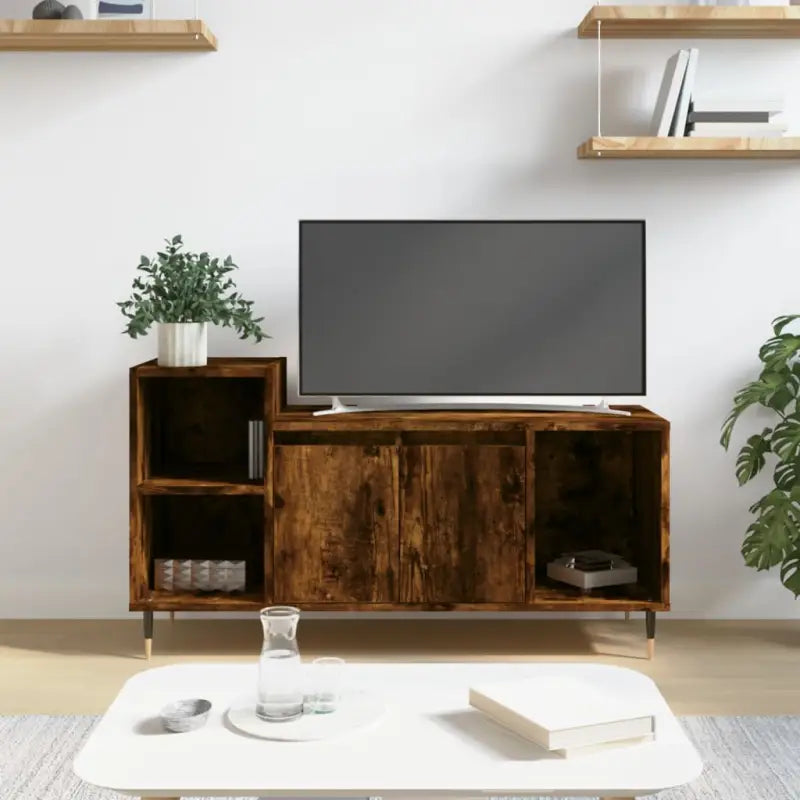 Tv-meubel van bewerkt hout met trendy en praktisch ontwerp - Tv-meubels