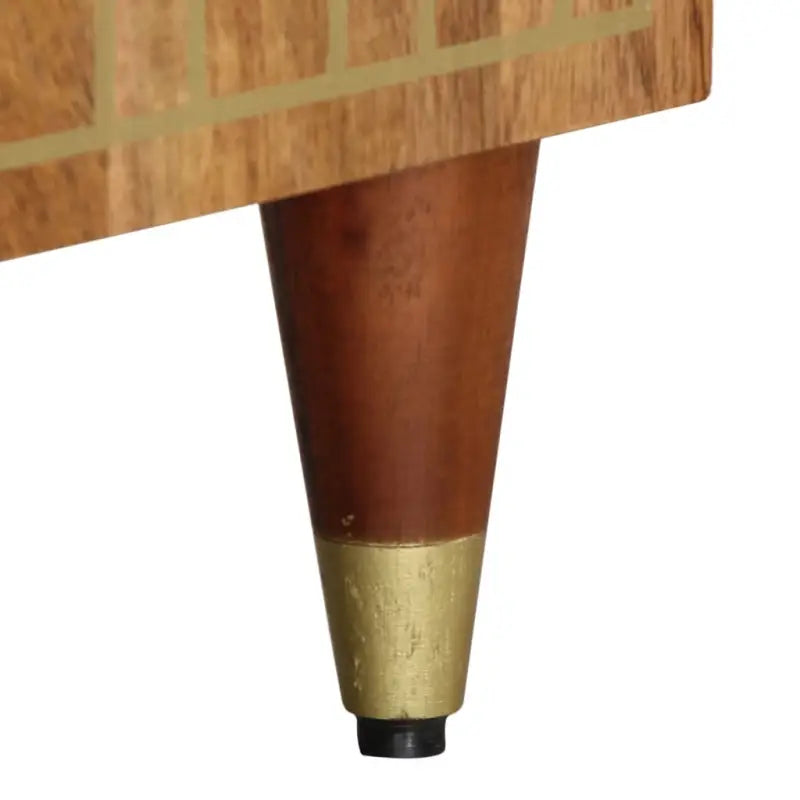 Tv-meubel van massief mangohout met trendy en praktisch design - Tv-meubels