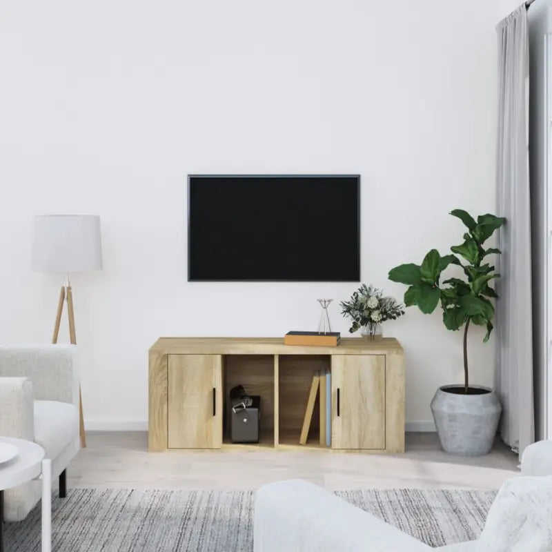 Tv-meubels van bewerkt hout met stevig en trendy design - Sonoma eiken / 1 - Tv-meubels